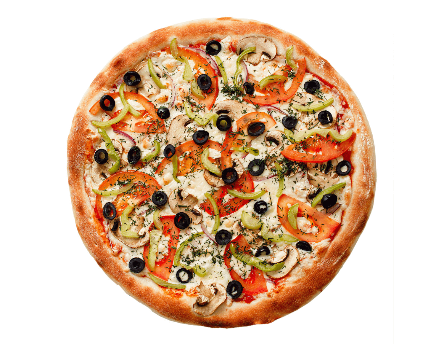 Пицца Вегетарианская S тонкое тесто