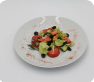 Салат овощной с оливковым маслом