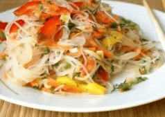 Китайский салат с фунчозой