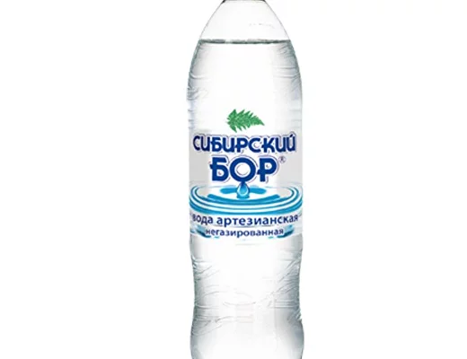 Вода без газа сибирский бор 1,5 л