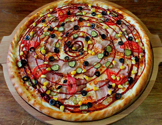 Пицца Гриль-бекон 30 см